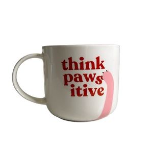 NWT Parker Lane Think Pawsitive ceramic mug / coffee tea mug